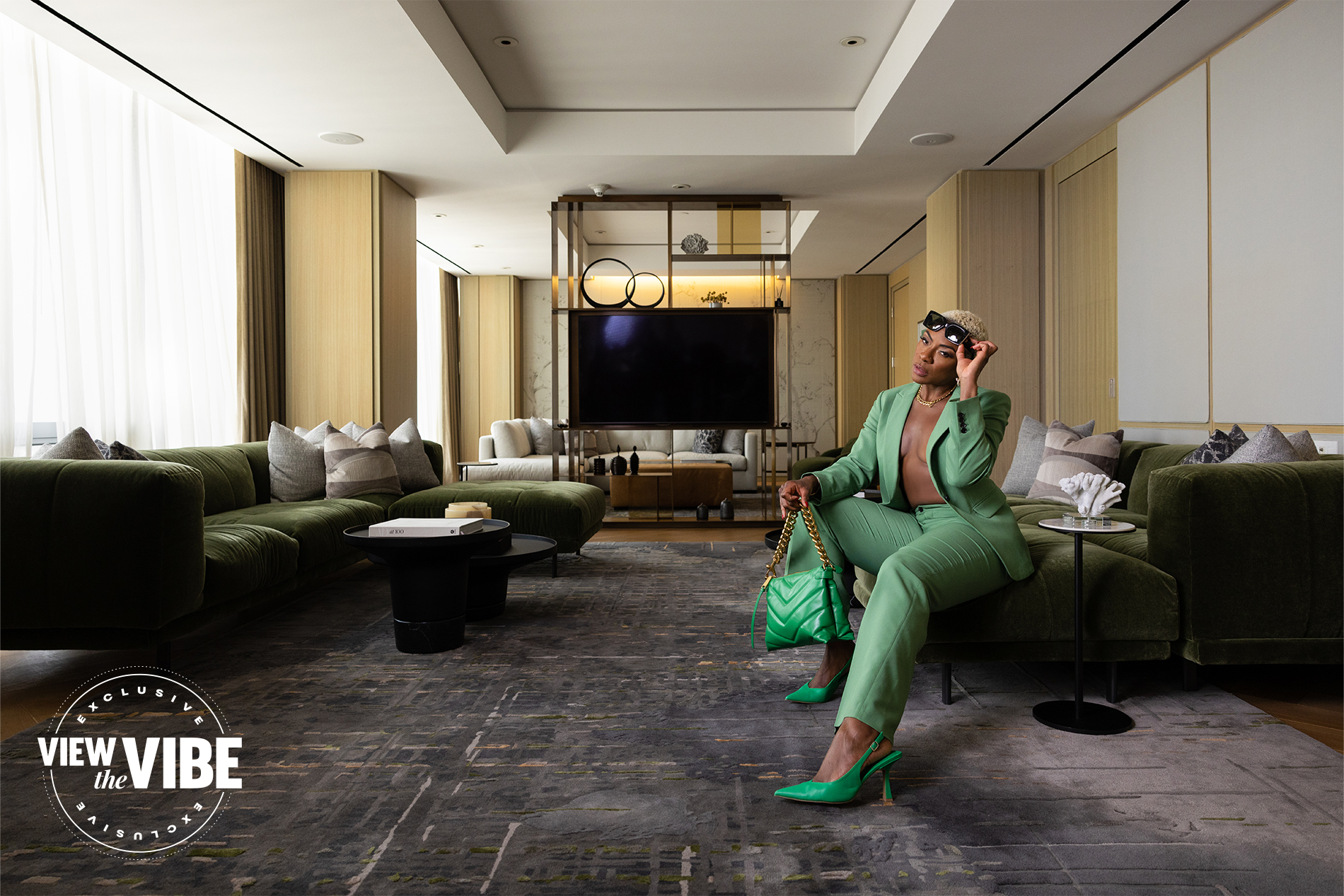 Jully Black leading change Toronto View the VIBE March 2023 cover feature. Shot by Nick Merzetti directed and styled by Steven Branco. Four Seasons Toronto hotel.