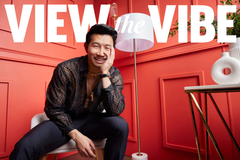 Simu Liu covers View the VIBE's April 2023 Cover from the JUNO AWARDS Portrait Studio Nick Merzetti Steven Branco Producer