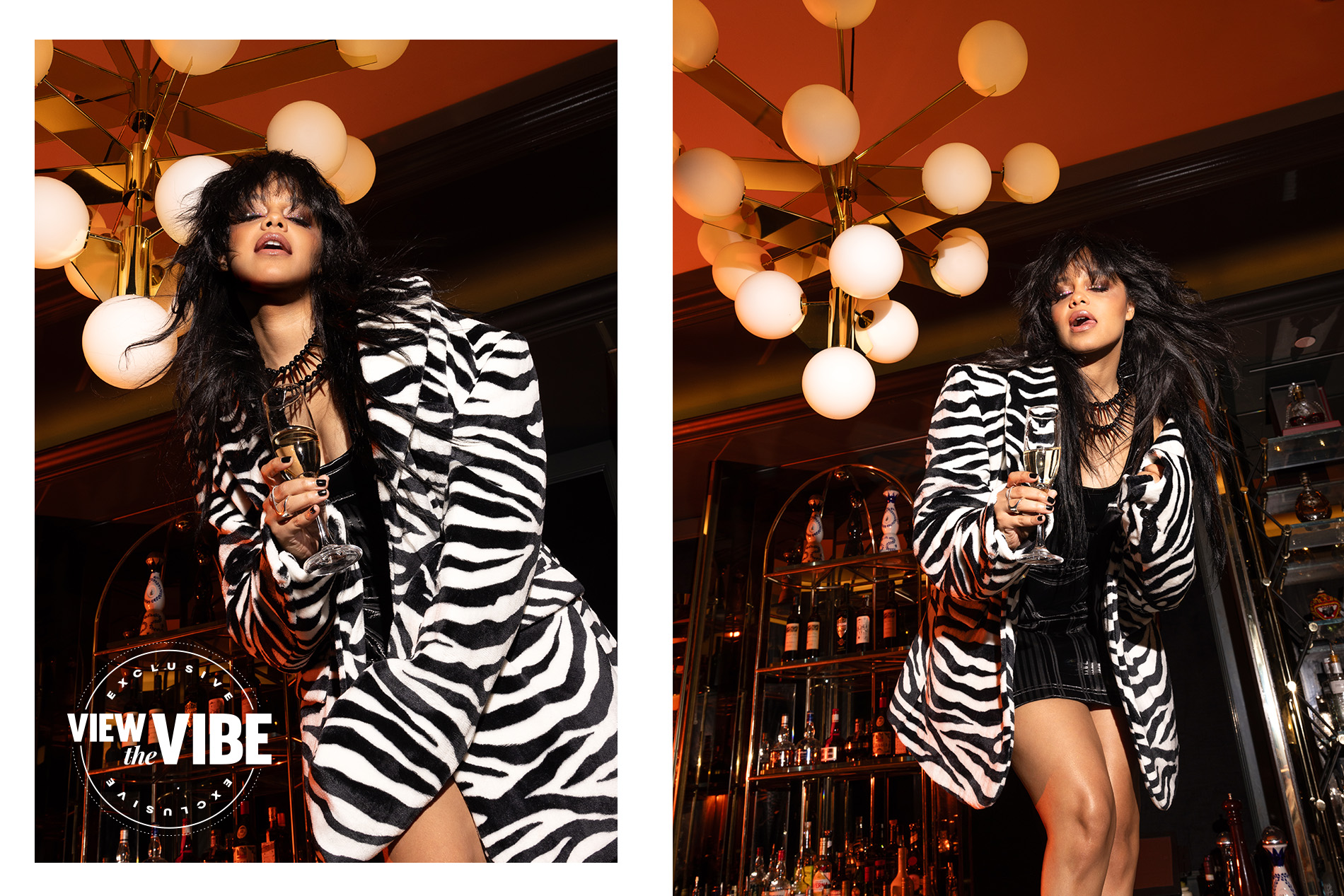 Fefe Dobson View the VIBE cover feature magazine on tour Hungover