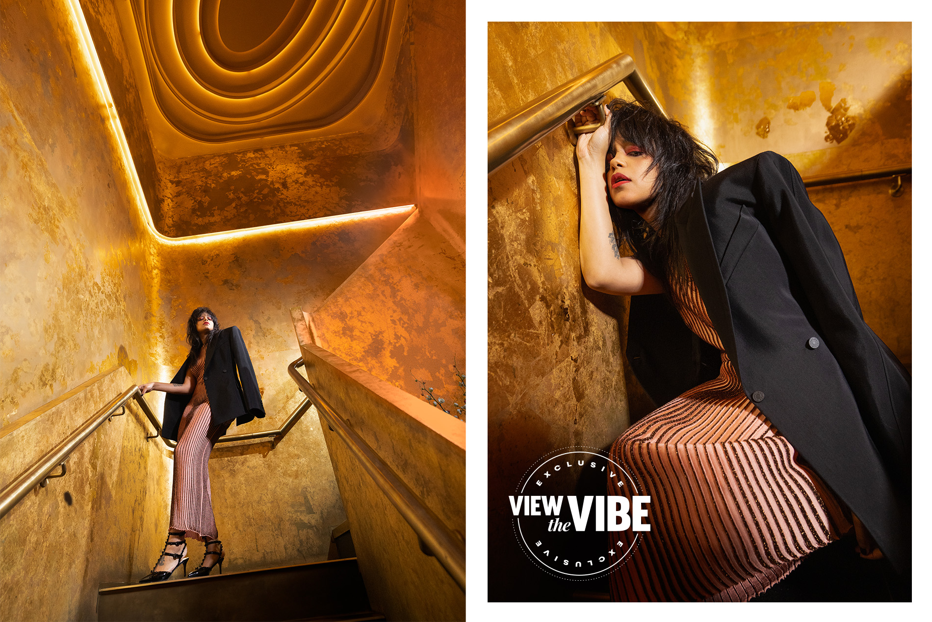 Fefe Dobson View the VIBE cover feature magazine on tour Hungover