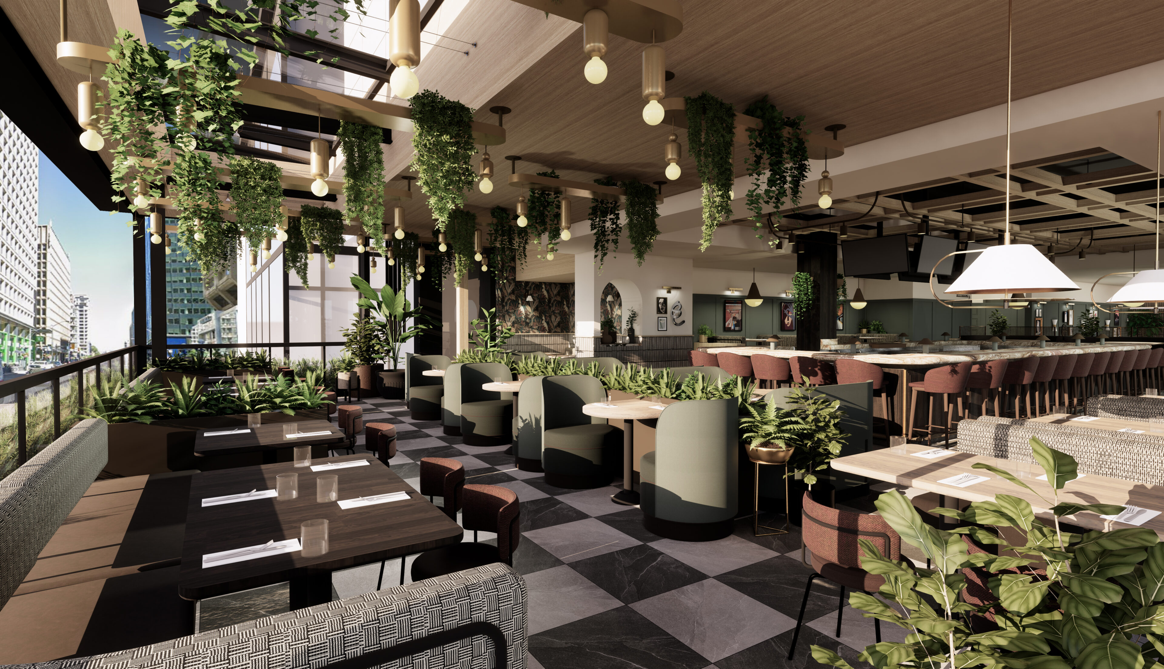 This Popular Restaurant Group Is Opening A New Location In Yorkville   Earls Yorkville Rendering 2 3840x2206 