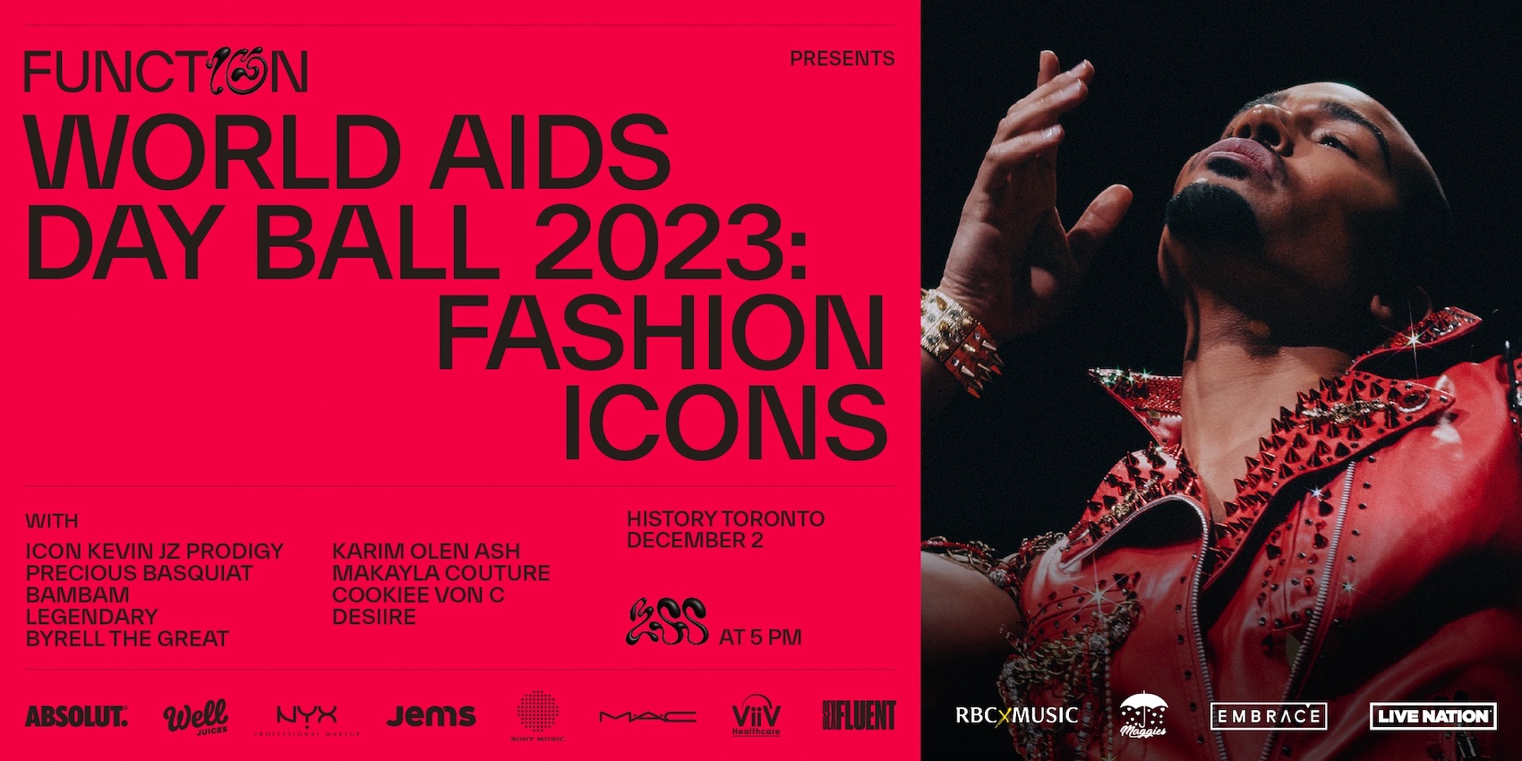 World AIDS Day Ball at History 2023 get your tickets promo code