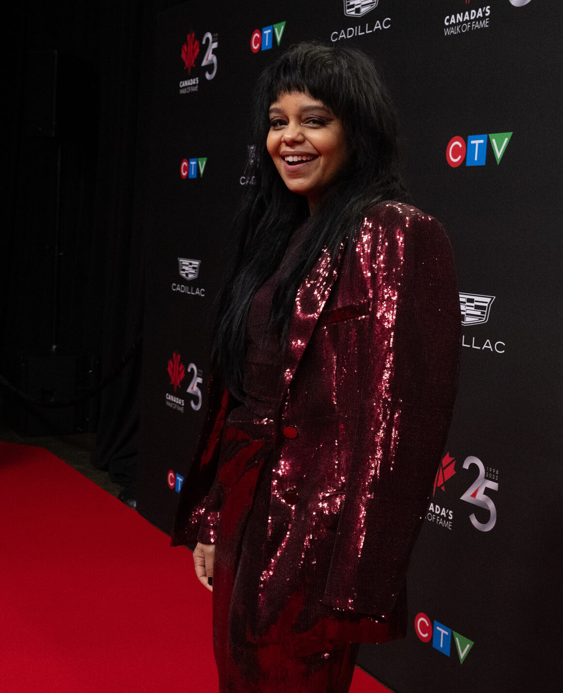 Fefe Dobson on red carpet (Photo: George Pimentel) Canada's Walk of Fame 25th Anniversary