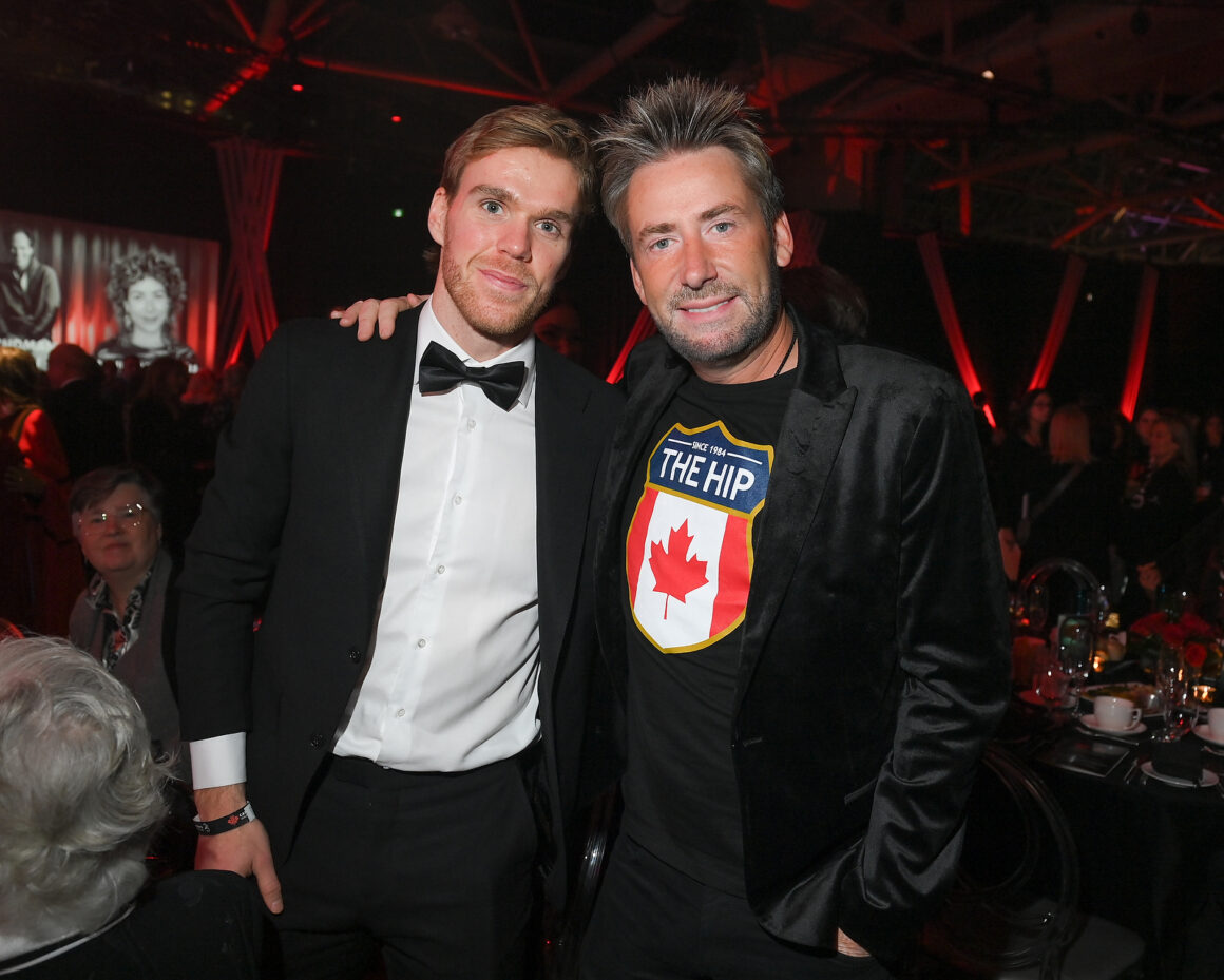 Connor McDavid & Chad Kroeger (Photo: George Pimentel) Canada's Walk of Fame 25th Anniversary