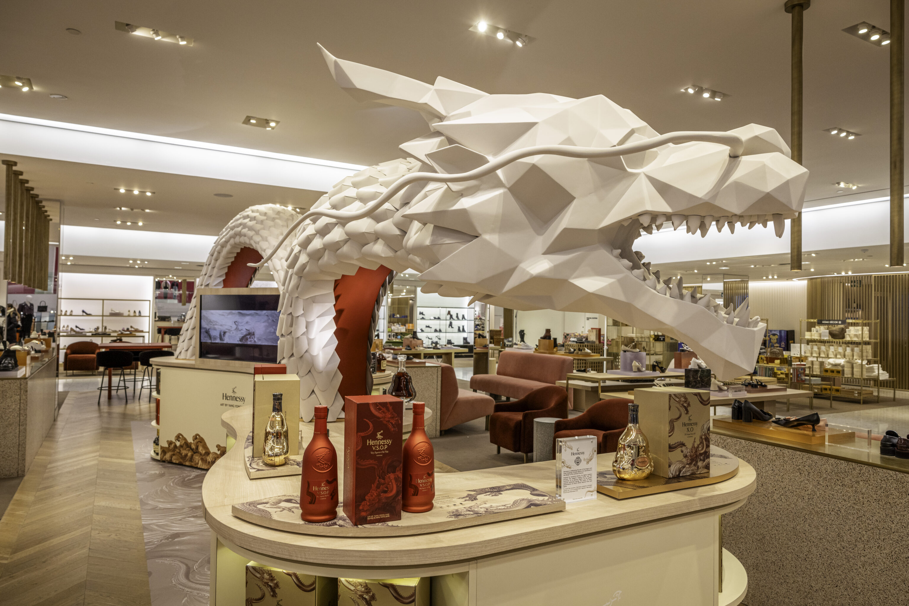 There's a limitedtime Hennessy Lunar New Year popup at Holt Renfrew