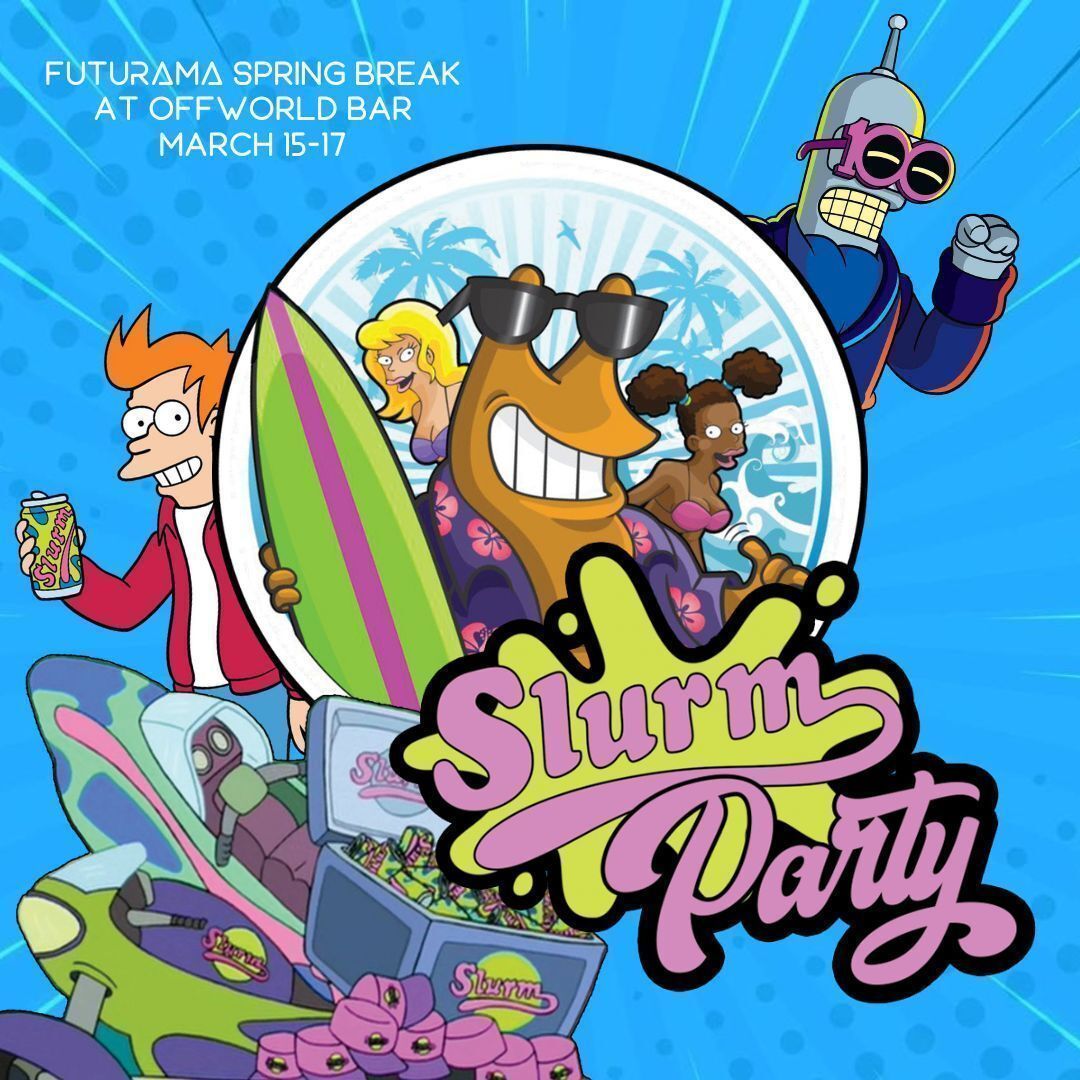 This cocktail bar is having a Futurama themed experience for St