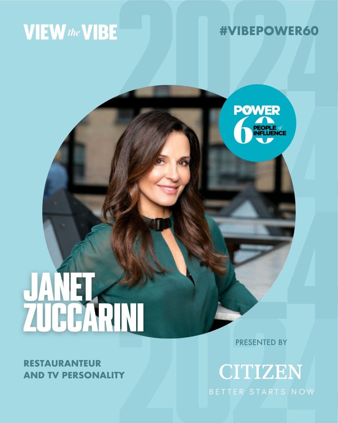 View the VIBE's Power 60 List Cover feature story Most Inspiring Canadians of Influence Janet Zuccarini Gusto 54 Group Los Angeles Felix