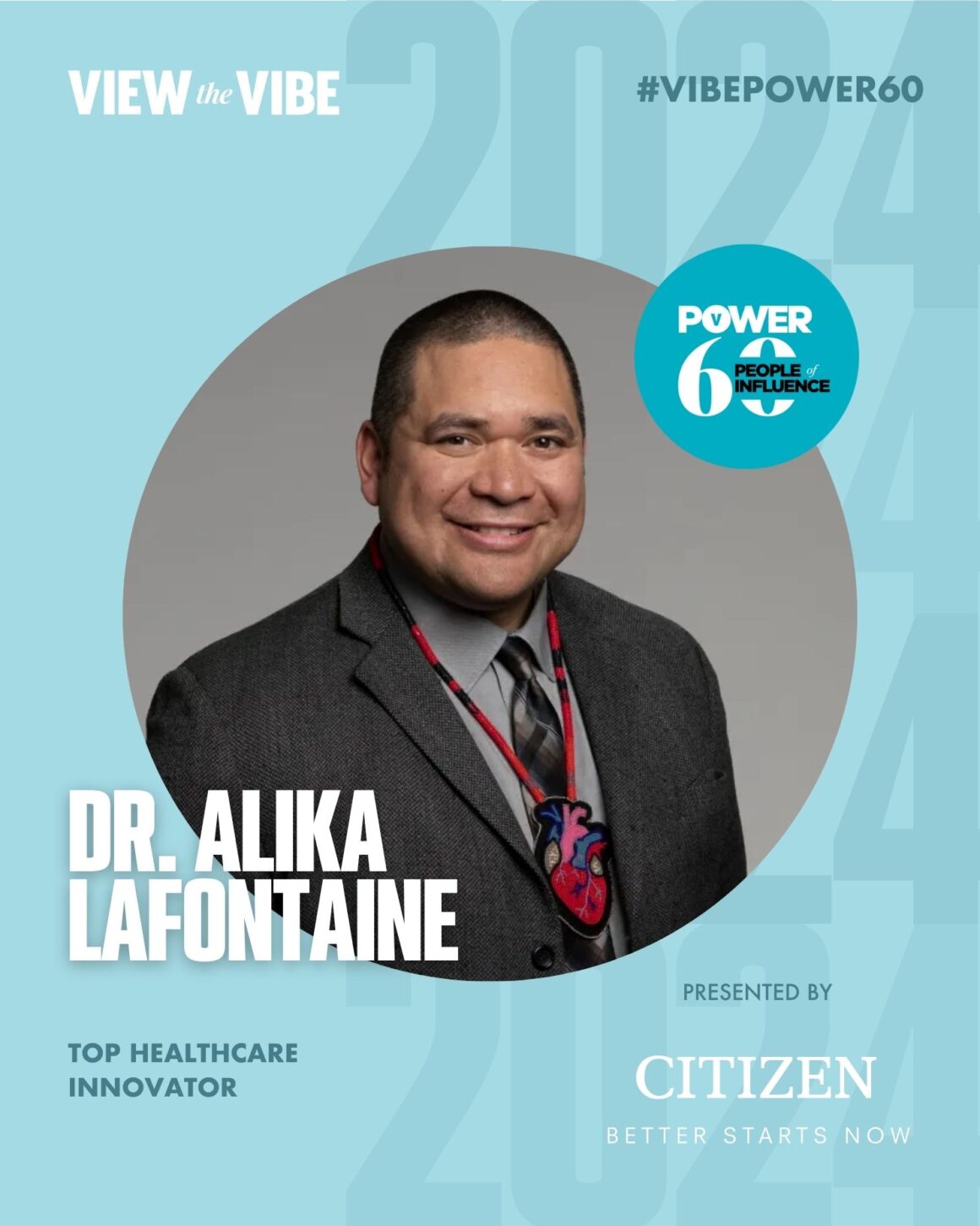 View the VIBE's Power 60 List Cover feature story Most Inspiring Canadians of Influence Dr Alika Lafontaine