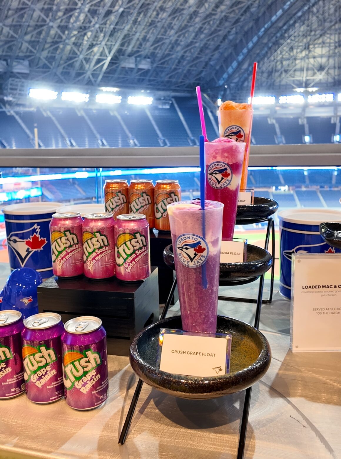 New drinks at the Rogers Centre for Toronto Blue Jays games 2024 season. (Photos: Stamina Labs)