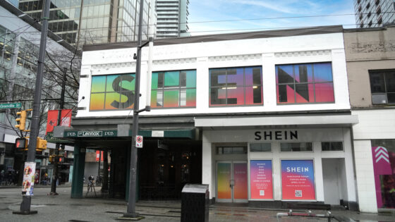 SHEIN Vancouver pop-up