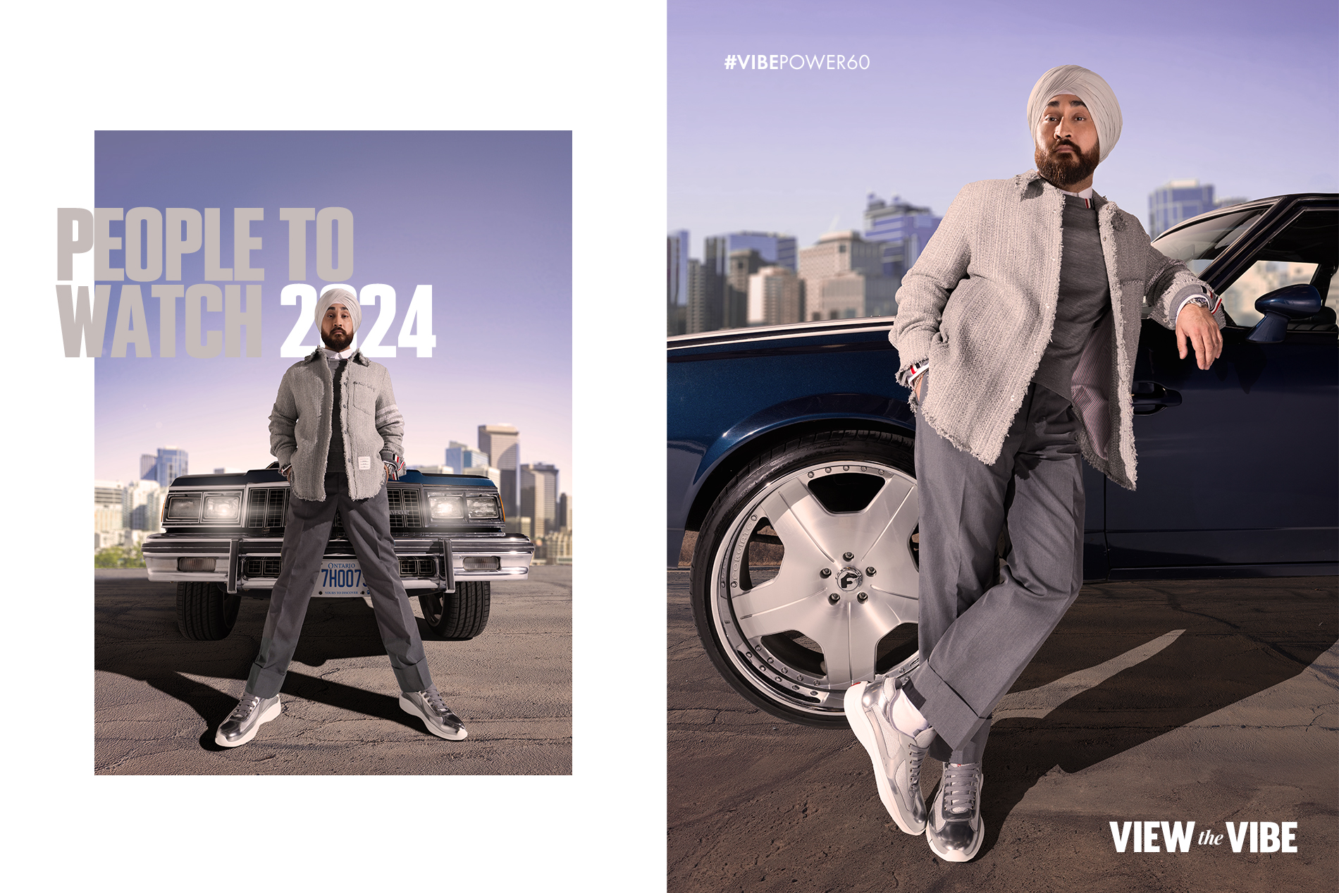 Jus Reign Jasmeet Raina Late Bloomer Crave new tv series Power 60 list View the VIBE People to Watch 2024 wearing Thom Browne from Harry Rosen Canada