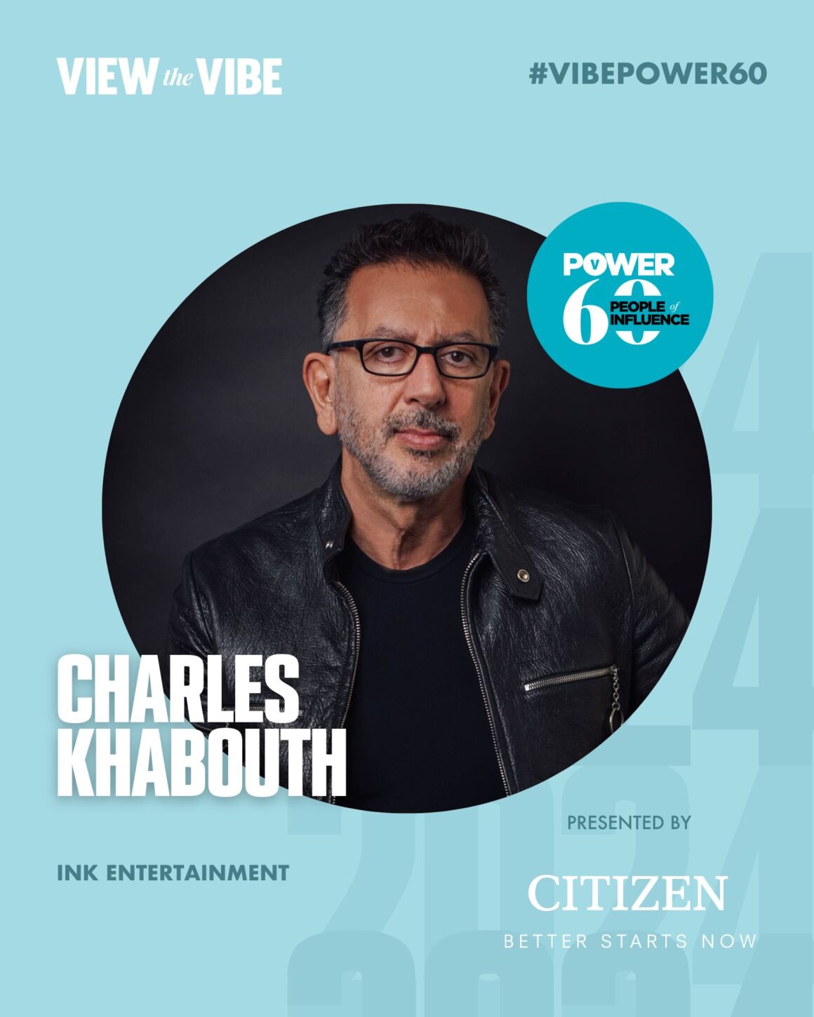 View the VIBE's Power 60 List Cover feature story Most Inspiring Canadians of Influence Charles Khabouth