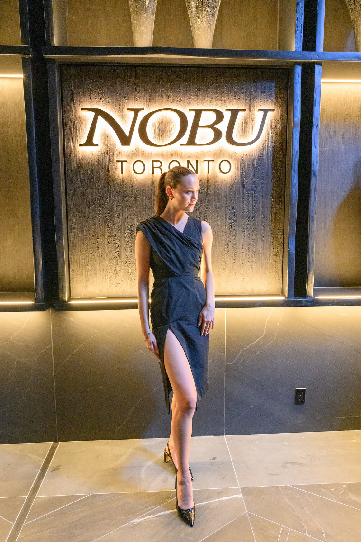 Nobu Toronto uniforms for women designed by Dorian Who. (Photo: George Pimentel Photography)