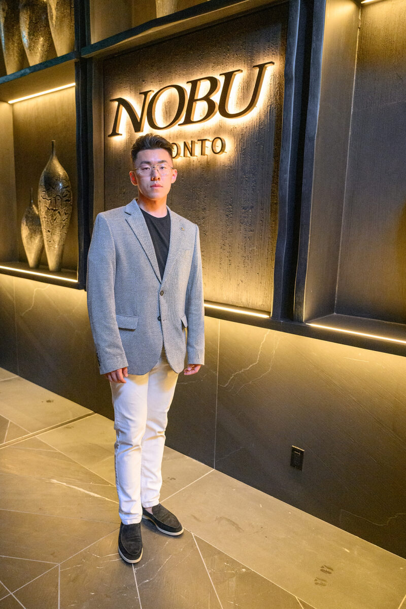 Creator, Jia Zhang, at the Nobu Toronto media preview event. (Photo: George Pimentel Photography)