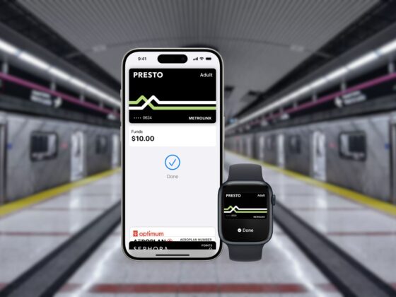 Apple Wallet PRESO TTC cards and passes now available Toronto Greater GTHA GTA subway station iPhone Apple Watch