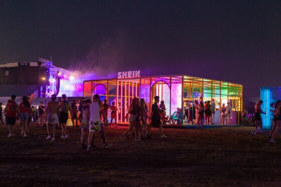 VELD music festival SHEIN pop-up this weekend GLAM booth