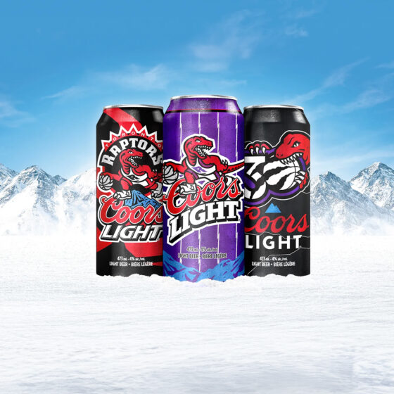 Raptors Legacy in a Can Campaign Coors Light 2024 2025 season