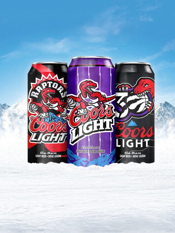 Raptors Legacy in a Can Campaign Coors Light 2024 2025 season