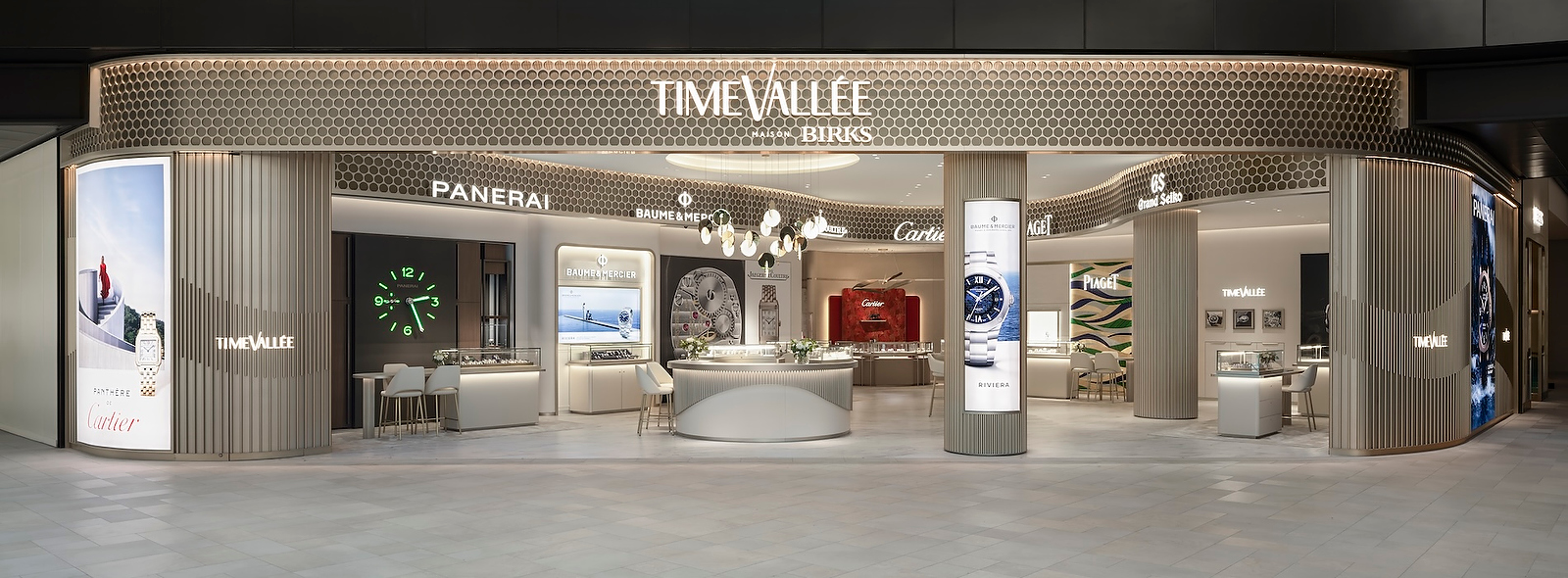 TimeVallée Maison Birks first Canadian flagship boutique in Montreal Royalmount Mall