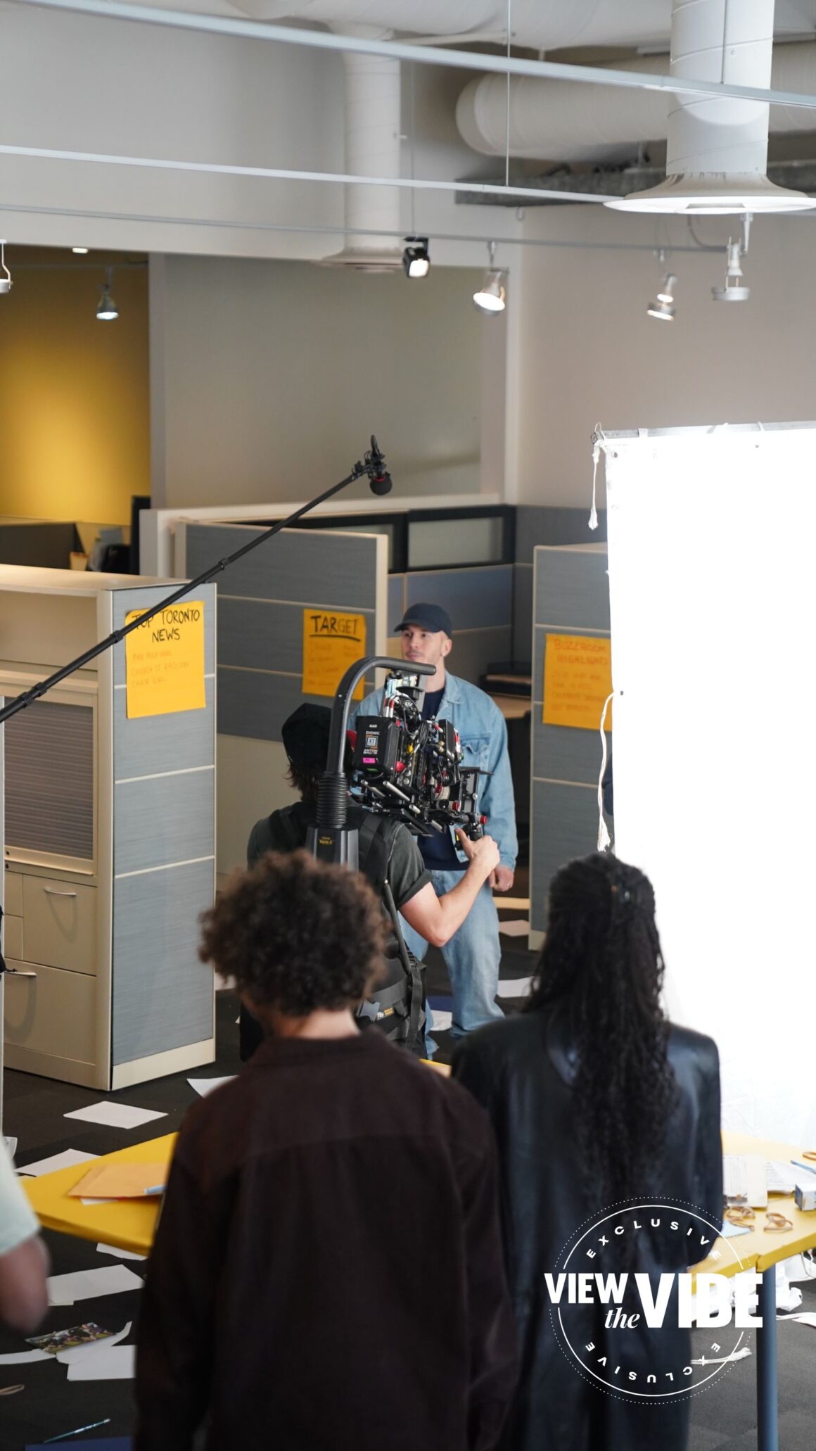 Behind the scenes of the Shawn Desman's cameo on ICONS. (Photo: Courtesy)