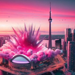 Toronto Pink Glitterbomb Swifties come down on the 6ix