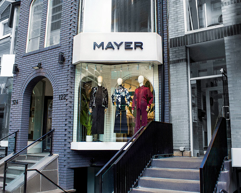 MAYER new boutique in Bloor Yorkville by Ross Mayer