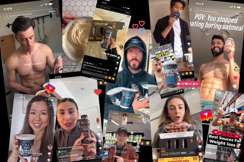 Oikos Pro green yogurt going viral on social media