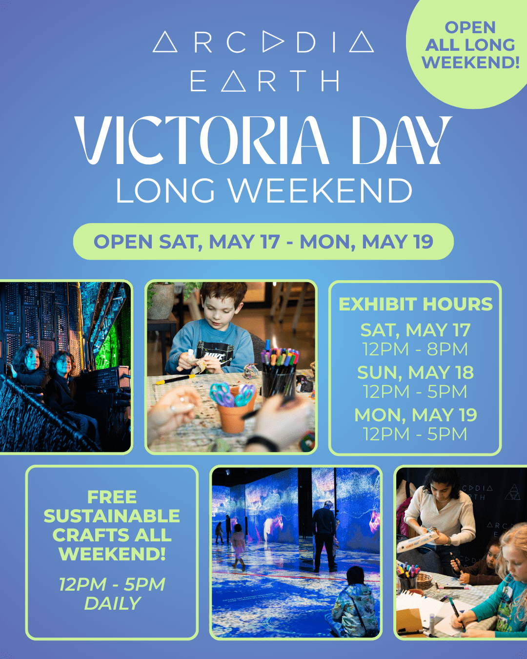 Arcadia Earth Long Weekend Poster-min