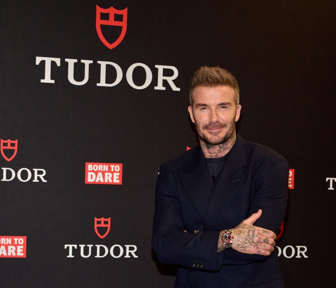 David Beckham in Toronto for the TUDOR night with Beckham celebration at the Illuminarium in the Distillery District area of Toronto. 