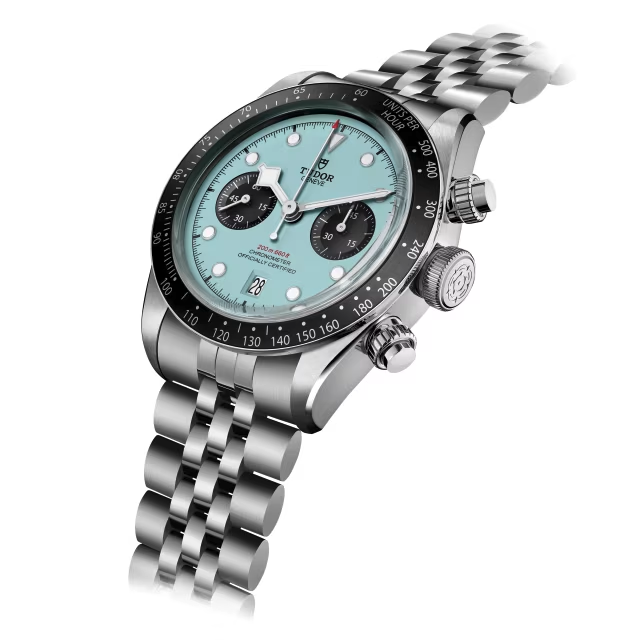 Black Bay Chrono (Flamingo Blue) one of David Beckhams favorites