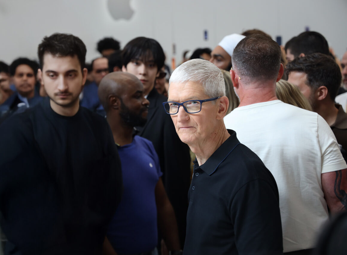 Tim Cook Apple CEO at Awe Dropping September Release Event Steven Branco photo for View the VIBE Stamina Group