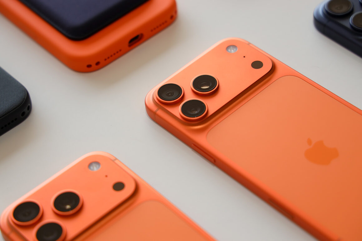 Close up of the lenses on the iPhone 17 Pro Max newly released at Apple park in Cupertino.