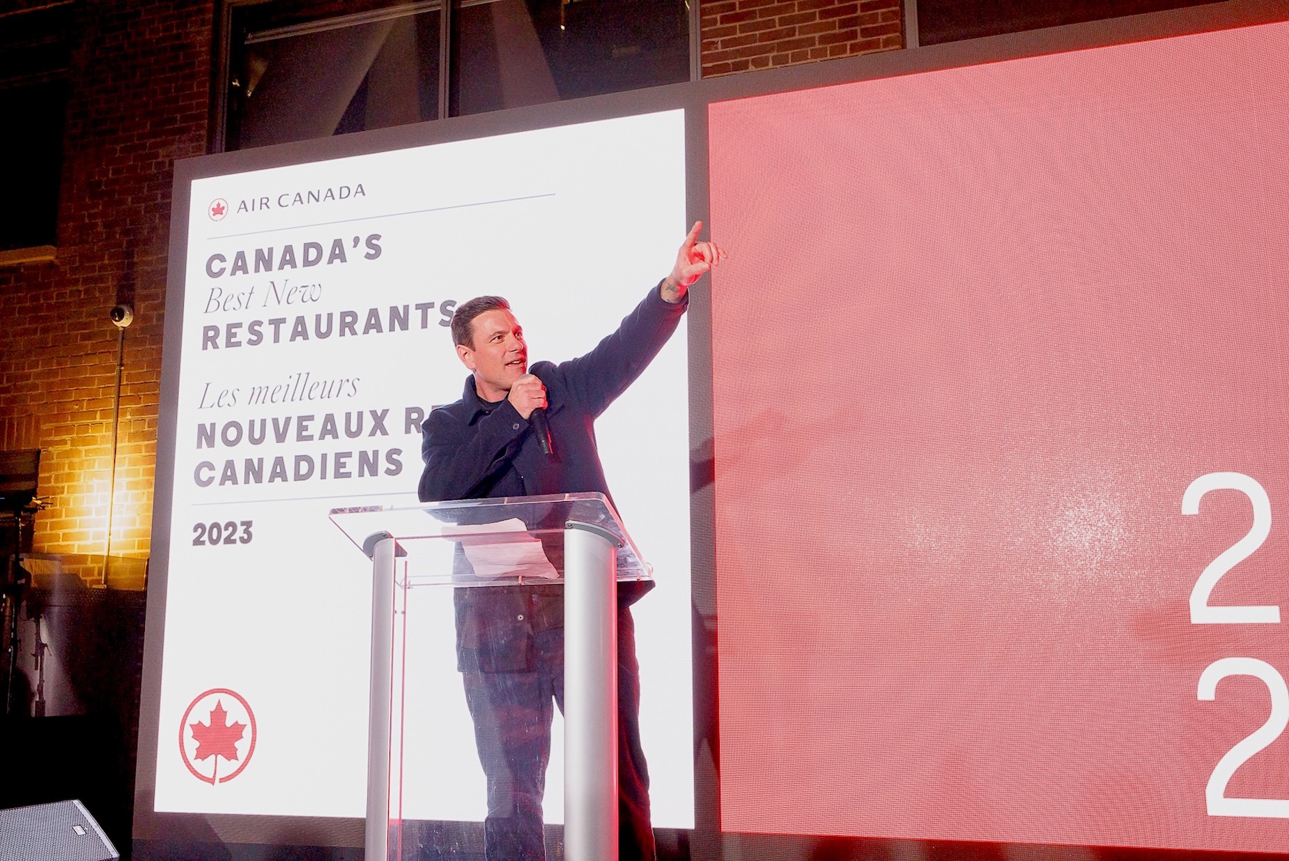 Chuck Hughes Chef TV show celebrity Air Canada's Best New Restaurants host and emcee spokesperson Garde Manger Montreal
