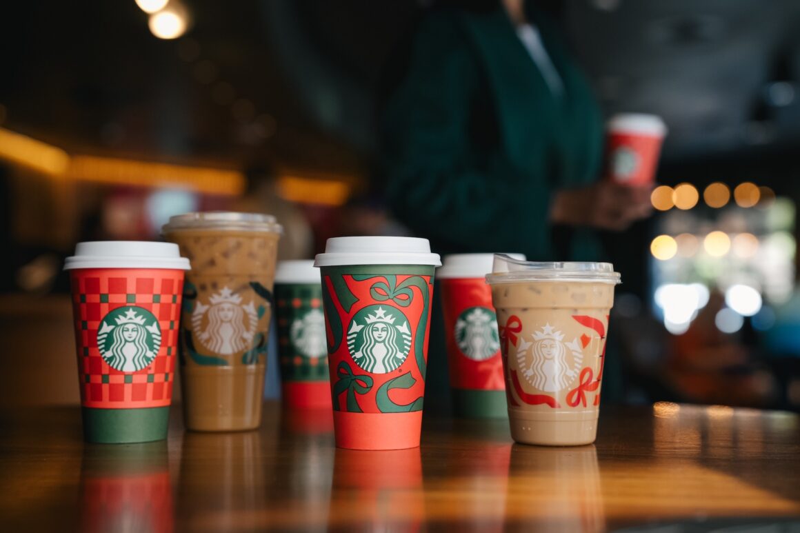 Starbucks holiday cups this christmas 2025