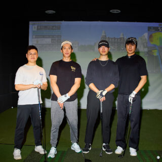 Axis Indoor Golf Top Golf alternative in Toronto for Winter and all year leading top of the line Golfizon's TwoVisionNX