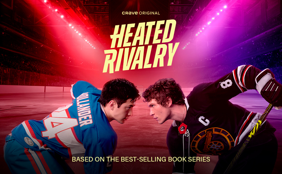 Crave Original Heated Rivalry reactions. Hudson Williams in Heated Rivalry as Shane Hollander. Co-star Connor Storrie as Ilya Rozanov.