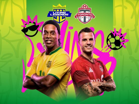 Ronaldinho Living Legends Brazil vs Toronto FC Living Legends