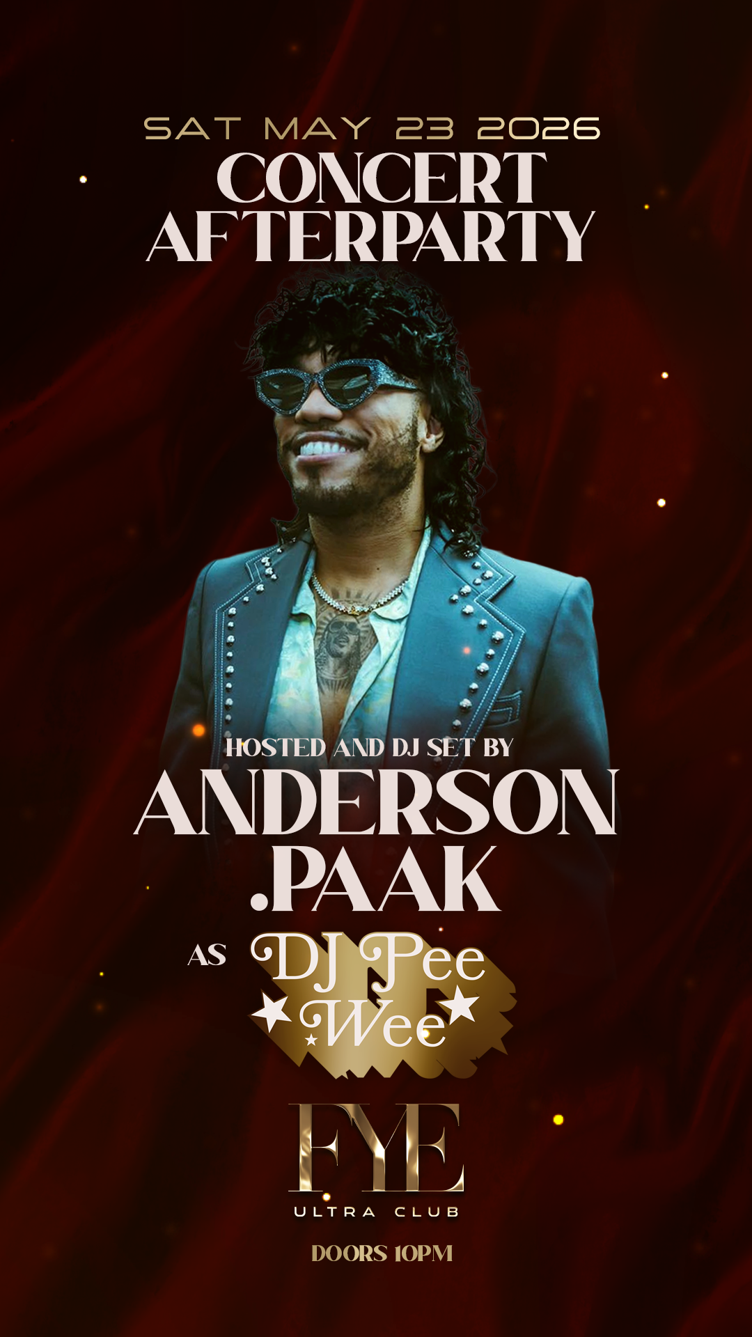 DJ Pee .Wee (Anderson .Paak) vinyl DJ set post bruno mars concert toronto at FYE Ultraclub
