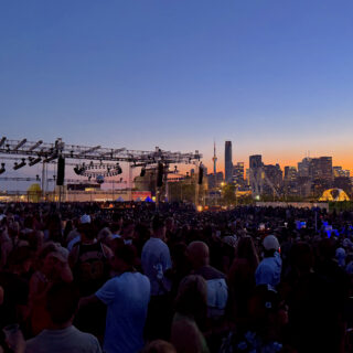 Toronto Port Lands venue backdrop at Black Coffee Toronto