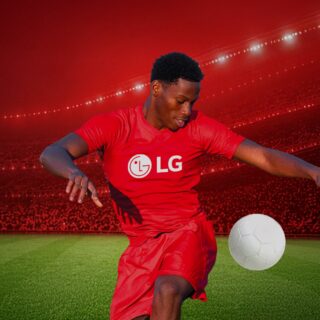 LG Match Day Heroes Jonathan David campaign giveaway for local footy hubs