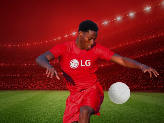 LG Match Day Heroes Jonathan David campaign giveaway for local footy hubs