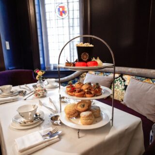 The Icons of TIFF afternoon tea experience at the Windsor Arms Hotel in Toronto