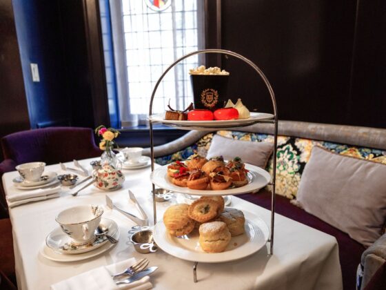 The Icons of TIFF afternoon tea experience at the Windsor Arms Hotel in Toronto