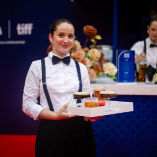 Lavazza activation at the 2026 Toronto International Film Festival in Toronto Roy Thompson Hall Red Carpet Gallery brand activation