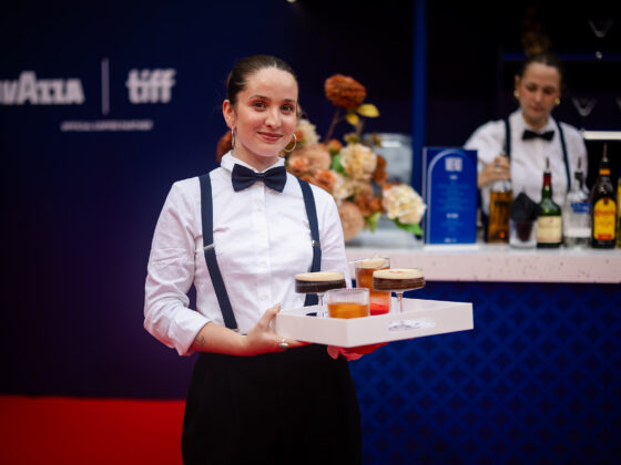 Lavazza activation at the 2026 Toronto International Film Festival in Toronto Roy Thompson Hall Red Carpet Gallery brand activation